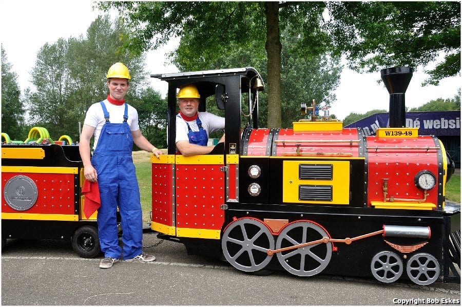 Kindertrein huren? met conducteur en Augie Attracties &