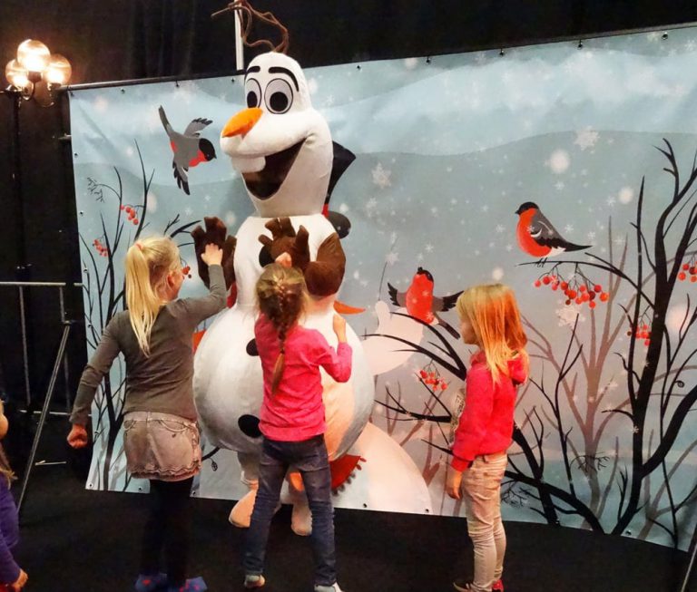 Olaf de sneeuwpop indoor kinderfestival