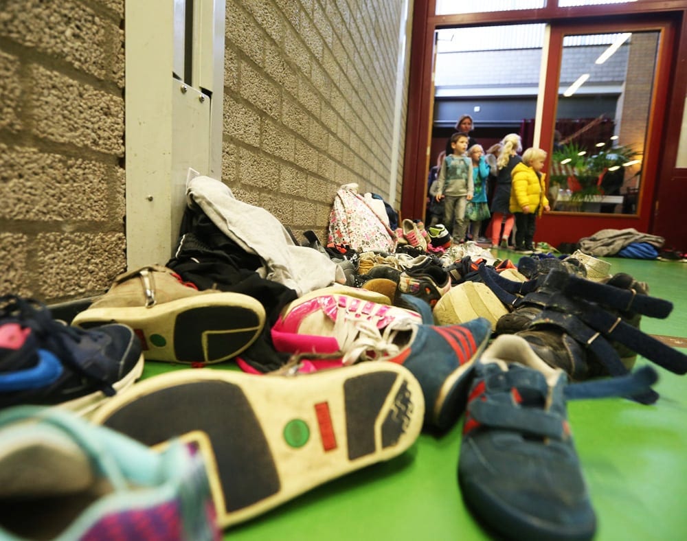 Schoenen indoor kinderfestival